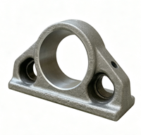 Fabrication sur mesure en fonte ductile robuste |   Composant structurel industriel de grande taille, usinage CNC, service OEM