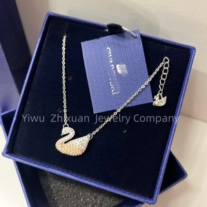 <span class=keywords><strong>Collana</strong></span> da Donna Zhixuan Designer SW con Pendente a Cigno in Lega e Zirconi Incastonati, Miglior Regalo <span class=keywords><strong>per</strong></span> <span class=keywords><strong>Lei</strong></span> - Product Image 3