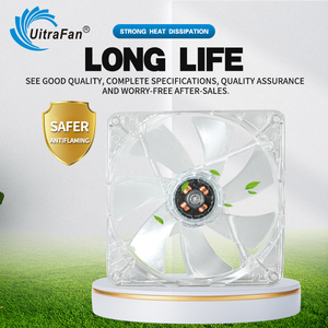 透明なコンピュータ冷却ファン <span class=keywords><strong>USB</strong></span> インターフェース XD14025 PBT プラスチック 12V DC 0.1A カラフルなライト - Product Image 5