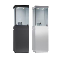 Usine personnalisée de luxe antique bijoux musée vitrine lumière led bijoux vitrine