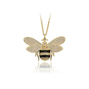 Necklace-00689 Xuping Fashion 2021 New Arrival Bee Animals Long Chain Pendant Necklace For Lady