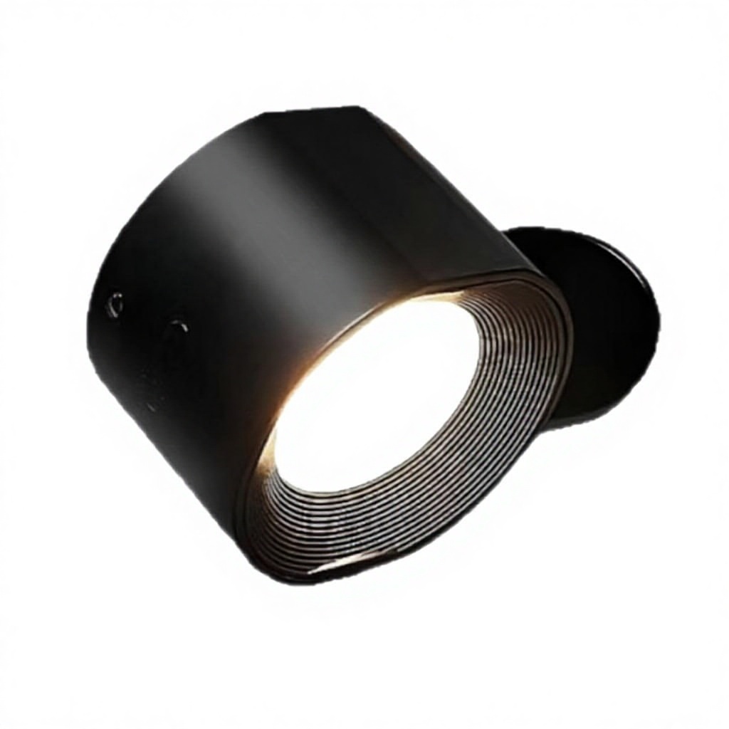 Indoor Wireless LED Cordless Wall Lamp Sensor-Controlled 360-Degree Rotating Rechargeable Work Lamp Magnetic Spotlight Modern
