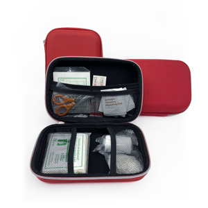 Jipemtra Bolsa De Primeros Auxilios Roja Vacía De Rescate De Viaje, Bolsas Médicas, Almacenamiento De Primeros Auxilios, Bolsa De Emergencia Compacta Para Medicamentos De Supervivencia Para Automóvil