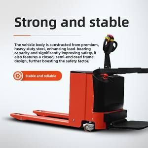 Ventas directas de fábrica Jiali SL20 Stand-Up Equipo de transferencia de tracción eléctrica de 2 toneladas Manejo de paletas Carretilla elevadora Batería de iones de litio - Product Image 3