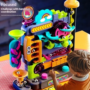 Becho Toys Gioco di Labirinto con Biglie in Plastica, Sfida Rompicapo, Giocattolo d'Avventura Transfrontaliero, Gioco di Logica per l'Allenamento del Pensiero, Divertimento con Biglie su Pista - Product Image 3