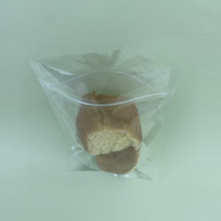 Sac de conservation transparent de qualité alimentaire, logo personnalisé, taille sur mesure, pochette en plastique auto-scellante pour l'emballage de pain et de collations