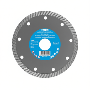 Disco de Diamante Ventilado Profesional Fervi de 115 mm Tipo 41 para Corte de Hormigón y Piedra - Product Image 2