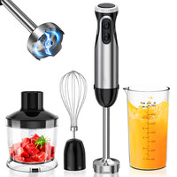 Mixeur plongeant électrique 3-en-1 Smart Stick 800W 12 vitesses avec mode turbo, moteur en cuivre, usage domestique