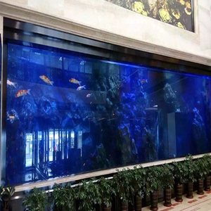 <span class=keywords><strong>Aquarium</strong></span> mural en alliage d'aluminium, décoration de cadre mural pour poissons - Product Image 4