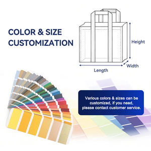 Bolsas de Mano Personalizadas con Logotipo Impreso, Bolsas de Compras de Tela Reciclable de Polipropileno No Tejido - Product Image 2