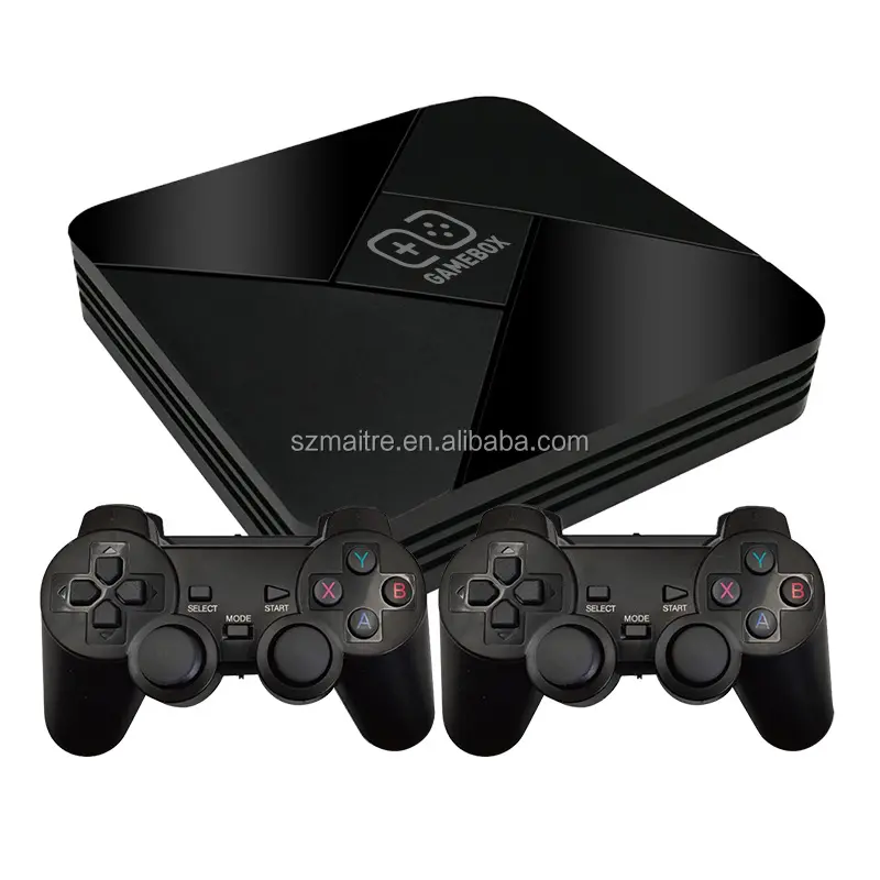 B01 Super Game Box Retro Kabel gebundenes Videospiel gerät 2.4G Double Gamepad Wireless Arcade Android-Konsole Integrierte 40000 Spiele