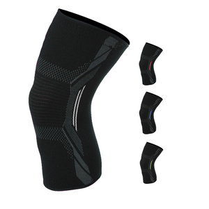 High Quality Spring Running Cycling Body Building Safety Breathable Lightweight 3D Knit Anti-Slip <b>Compression</b> <b>Knee</b> Brace Sleeve - Product Image 1
