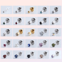 Pistolet à percer les oreilles en cristal Hadiyah Beauty, kit d'outils de perçage personnel pour les oreilles, appareil de perçage d'oreilles jetable sans douleur