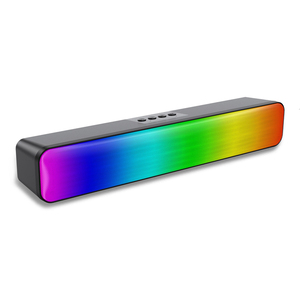 Barra de sonido de iluminación RGB múltiple de escritorio de <span class=keywords><strong>precio</strong></span> bajo de alta <span class=keywords><strong>calidad</strong></span> Bluetooth inalámbrico sistema de altavoces dobles de 40mm - Product Image 2