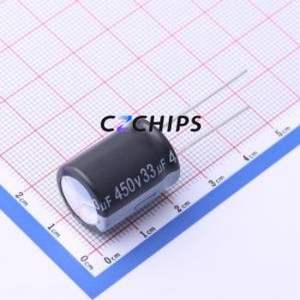 Condensador Electrolítico de Aluminio de Montaje Pasante EWH2WM330L20OT, Componente de Montaje Pasante (THT), D16xL20mm 33uF 20% 450V 16mm - Product Image 1