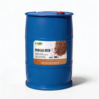 Aceite de perilla puro a granel del fabricante, rico en ácido alfa-linolénico, aceite de semilla de perilla para cosmética