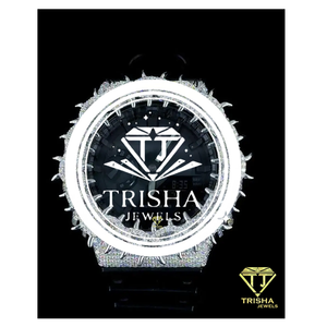 Reloj de Pulsera de Lujo con Diamantes Moissanite, Diseño Exclusivo, Fabricado en Plata de Ley 925 para Hombre, al Mejor Precio, Venta al Por Mayor - Product Image 1