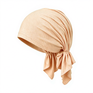 Gorro turbante de satén transpirable para <span class=keywords><strong>verano</strong></span>, pañuelo para la cabeza, gorro de <span class=keywords><strong>quimioterapia</strong></span> de alta calidad, conjunto de tres piezas. - Product Image 2