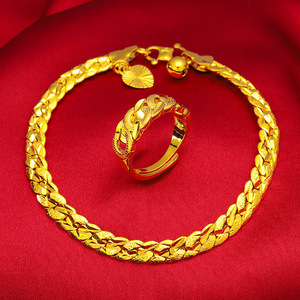 สร้อยข้อมือชุบทองเวียดนามรุ่นใหม่ YL 2026 <span class=keywords><strong>ชุด</strong></span>สำหรับผู้หญิง <span class=keywords><strong>ขาย</strong></span>ดีข้ามประเทศ อุปกรณ์เสริมยอดนิยม - Product Image 5