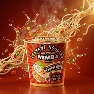 Depuis 1952, origine Taïwan, VEDAN Wei Wei A, soupe de nouilles au poulet en gobelet |   Recherche d'agents commerciaux internationaux - Product Image 2