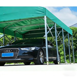 Push-pull sunshade <b>canopy</b> foldable mobile shelter waterproof and UV-resistant cargo cover warehouses, garages, and parking shed - Product Image 1