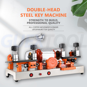 Machine à clés horizontale à double tête, machine de duplication et d'encastrement de clés, machine de gravure à alimentation manuelle 220V - Product Image 4