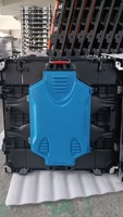 Die-casting Magnesium/aluminium luar ruangan tahan air sewa/tampilan LED tetap layar 640x640mm instalasi mudah kabinet kosong