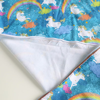 Impression numérique sur tissu en coton tricoté extensible Terry 300 g/m², motif floral personnalisé, pour sweats à capuche