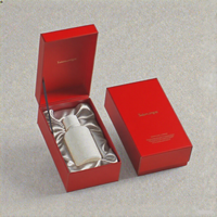 Boîte-cadeau en carton à tiroir rigide haut de gamme impression de logo personnalisé feuille d'or stratification mate gaufrage éponge boîte de parfum