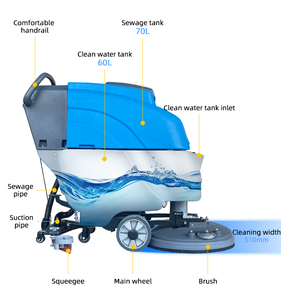 Scrubber elettrico da pavimento industriale di alta qualità a marchio superiore - Product Image 4