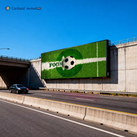 Écran LED extérieur Canbest P6 P8 P10 double alimentation 8000 nits IP66, panneau d'affichage LED entièrement en aluminium, 40 % d'économie d'énergie pour autoroute