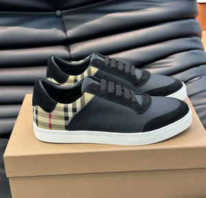 Zapatos Casuales para Hombre, Marca de Diseñador, Alta Calidad, Lujo, Clásicos, Retro, Burberry, Cuero Genuino, Antideslizantes, Tendencia de Moda - Product Image 1