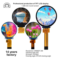 Module d'affichage LCD TFT rond industriel de 1,28 pouce, 240x240, interface SPI, écran TFT IPS pour montre connectée