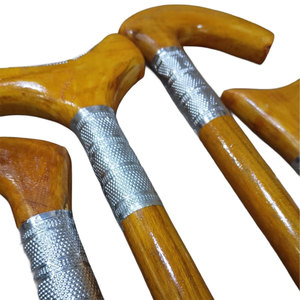 Bastones de madera ligeros de gran venta con diseño de papel plateado, al por mayor, al mejor precio, bastones de madera para personas mayores - Product Image 5