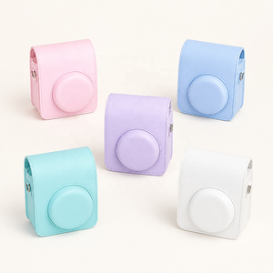 Étui <span class=keywords><strong>pour</strong></span> appareil photo compact élégant et raffiné en similicuir Lerp&Elegant, fermeture à pression, Fujifilm <span class=keywords><strong>Instax</strong></span> <span class=keywords><strong>Mini</strong></span> 13, cadeau de luxe <span class=keywords><strong>pour</strong></span> filles - Product Image 1