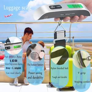 Báscula Digital LCD de 50 kg, Báscula Electrónica Portátil para Maletas con Bolsa de Viaje, Gancho para Pescar, Báscula para Equipaje y Cocina - Product Image 4