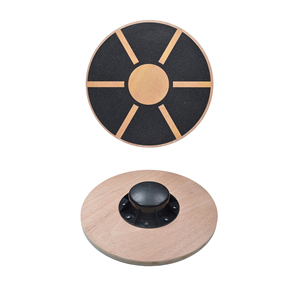 Skyhope-D Tavola Oscillante Portatile per Allenamento dell'Equilibrio con Superficie Antiscivolo in Legno Opaco per Riabilitazione Corporea - Product Image 1