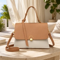 Sac à bandoulière moderne pour femmes, petit format, bicolore, OEM ODM, pour les détaillants de boutiques et les vendeurs de boutiques en ligne à l'étranger