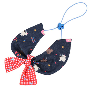 Drool Bib Pet Cat <b>Dog</b> Accessory Denim Bow Tie Breathable Bandana For Pets - Product Image 5