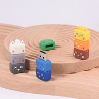 USB Flash Drive kartun hewan lucu, Flash Drive USB 8 gb16 GB 32GB 64GB USB 2.0 stik memori Flash