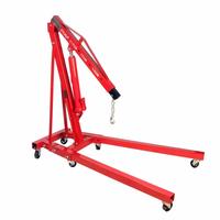 Grue d'atelier hydraulique de 3 tonnes, grue mobile pliable pour moteur, grue de camion
