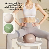 Mini-ballon de yoga Pilates multifonctionnel pour le fessier, en PVC, 25 cm, épaissi, anti-éclatement, pour exercices de fitness et massage pelvien personnalisé