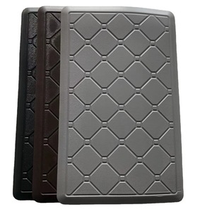 <span class=keywords><strong>Tapis</strong></span> de <span class=keywords><strong>cuisine</strong></span> moderne anti-fatigue pour <span class=keywords><strong>Amazon</strong></span> Paillasson Couleur unie Antidérapant Résistant à l'huile Logo personnalisé Long PVC Soulagement de la pression - Product Image 3