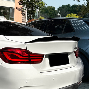 สปอยเลอร์หลังรถยนต์ BMW ซีรีส์ 4 รุ่น F32 สีดำเงา ลายคาร์บอนไฟเบอร์ ทรง Ducktail ปี 2014-2020 วัสดุ ABS - Product Image 1