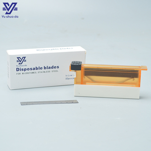 Cuchilla de Microtomo Desechable de Acero Inoxidable de Perfil Bajo para Patología e Histología, para Uso Médico - Product Image 2
