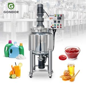 Heatable Aseptic Jacketed 316 Stainless Steel Shampoo Tomato Paste Heating and Mix Mixing Tank 100l 300l 300 Liter 500l - Product Image 1