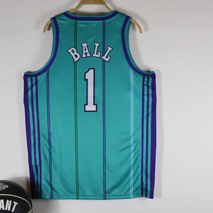 Jersey basket gaya Retro | Antik [nama tim] edisi <span class=keywords><strong>NBA</strong></span> | Seragam bordir jahit - Product Image 1