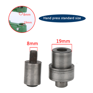 Stampo per occhielli e fibbie da 3-40 mm, macchina a pressione manuale per bottoni a pressione, stampo per bottoni a pressione, strumento di installazione - Product Image 2