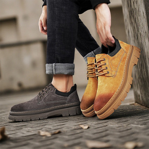 Botas de Tobillo de Piel Genuina con Cierre de Cordones, Impermeables, Antideslizantes y con Suela Gruesa para Otoño y Actividades al Aire Libre - Product Image 6