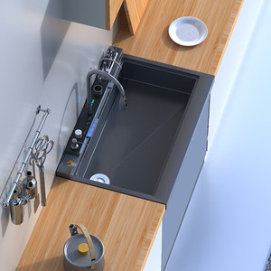 Armoire de désinfection intégrée et personnalisée pour la maison, lave-vaisselle intelligent à ultrasons encastré, lave-vaisselle sur mesure pour la maison - Product Image 4